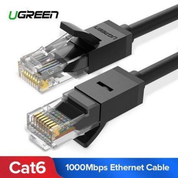 Фото - Кабель патч-корд UGREEN NW102 Cat 6 U/UTP Lan Cable 30m Black (20168)